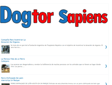 Tablet Screenshot of dogtorsapiens.com